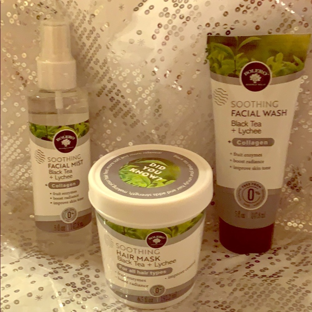 BOLERO , facial mist , hair mask , Facial wash